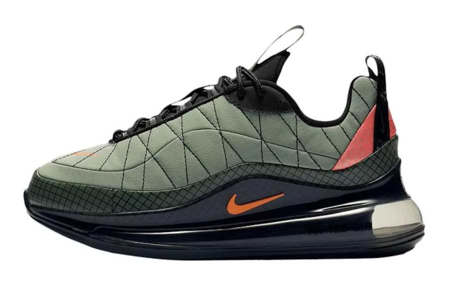 Nike Nike MX 720 818 Cushioning Abrasion Resistant Breathable Low top Kids' Running Shoes Green Teenagers