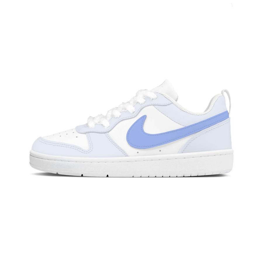 Nike Nike Court Borough 2Court Borough Low 2 Low top Kids' Skateboarding Shoes Sky Blue Teenagers