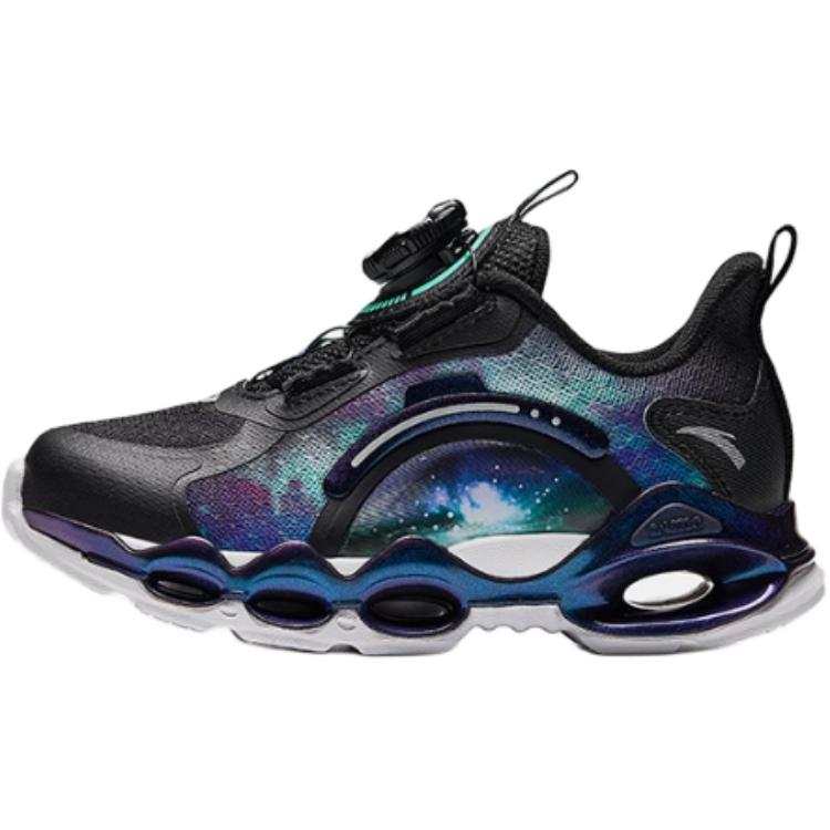 Antakids Slip Resistant Abrasion Resistant Low top Kids' Running Shoes Black Purple Children Aged 3 7 Years Old