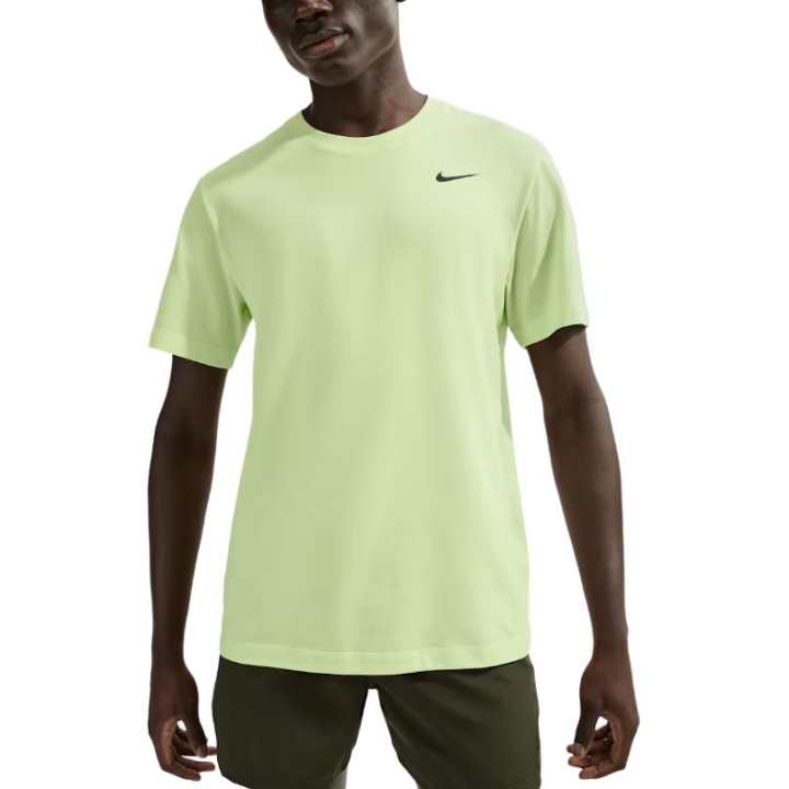 Nike Nike Dri Fit T Shirts Men's Light Liquid Lime Crew Neck
