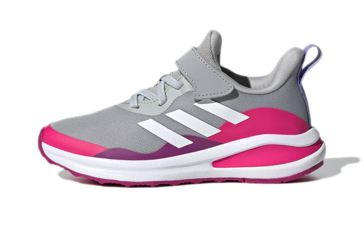 Adidas Adidas Fortarun Abrasion Resistant Slip Resistant Low top Kids' Running Shoes Gray Children Aged 3 7 Years Old