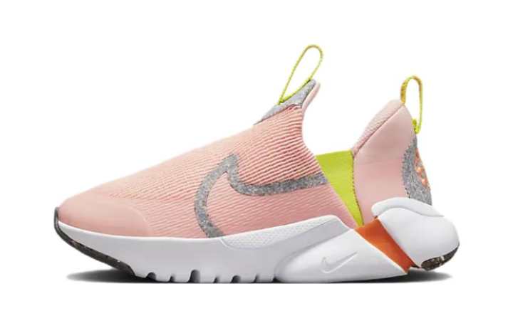 Nike Nike Flex Plus 2 SE Comfortable Abrasion Resistant Breathable Low top Running Shoes Pink Gray Kids'