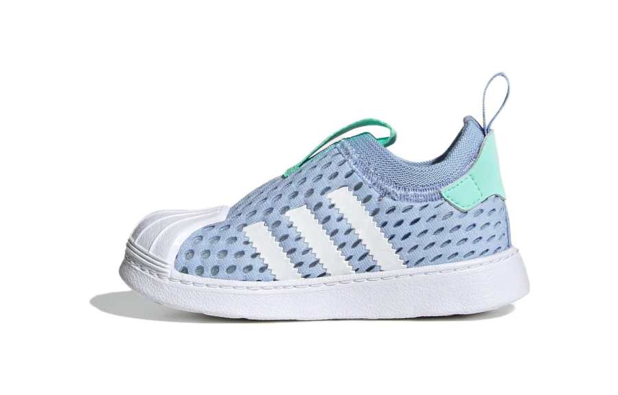 Adidas Originals Adidas Originals SUPERSTAR 360 2.0 360 2 Mesh Low top Skateboard Shoes Blue White Infant And Toddler