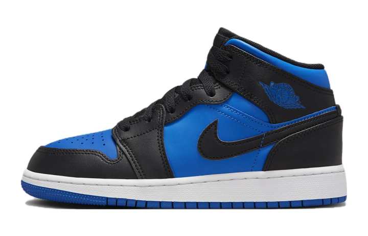 Jordan Jordan 1 Mid Black Royal Blue GS