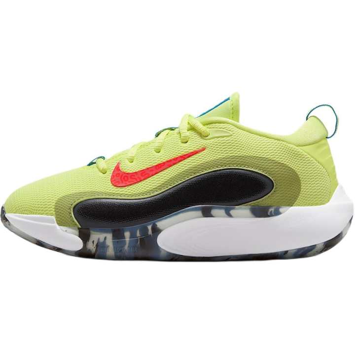 Nike Nike ISOFLY Low top Children's Basketball Shoes Light Lemon Kids'