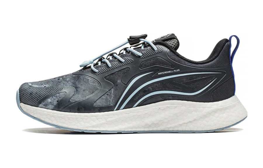Li-Ning YOUNG Li Ning YOUNG Protective Nest V2 Comfortable Low top Running Shoes Gray Teenagers