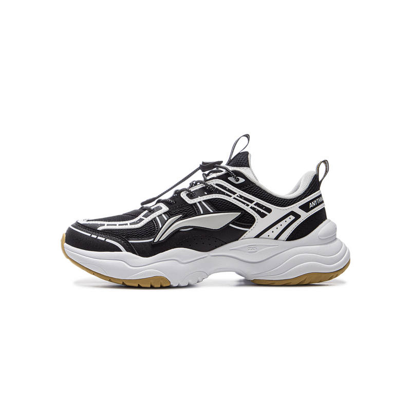 Li-Ning YOUNG Li Ning YOUNG Sports Life Collection Low top Kids Lifestyle Shoes Black White Kids'