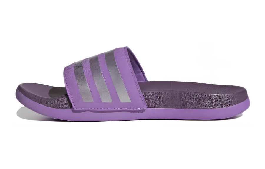 Adidas Adidas Adilette Slip Resistant Abrasion Resistant Low top Kids' Slippers Purple Kids'