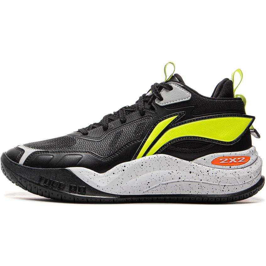 Li-Ning YOUNG Li Ning YOUNG Basketball Slip Resistant Rebound Breathable Support Low top Children's Basketball Shoes Black Kids'