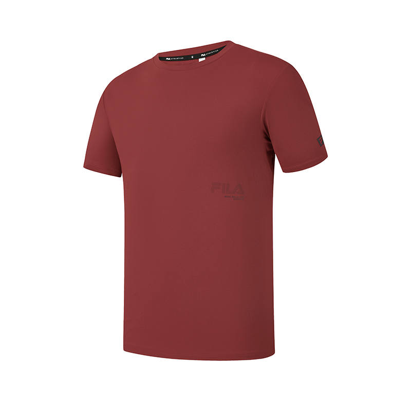 FILA Fitness T Shirt Men's Dark Carmine