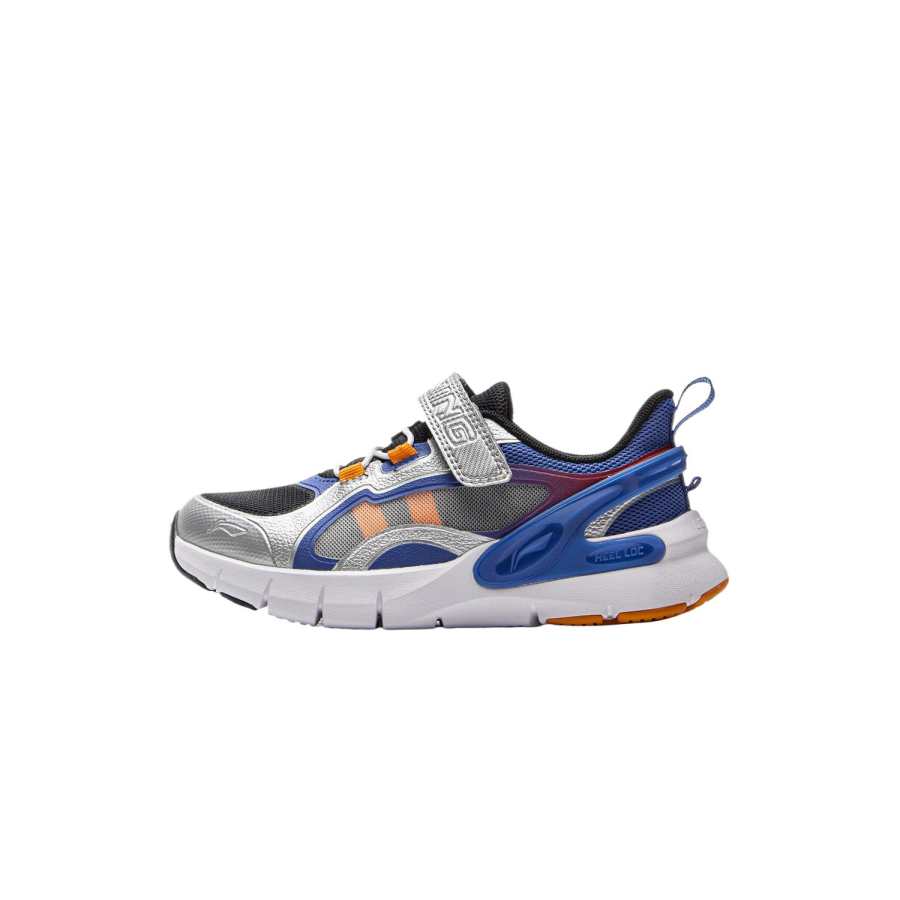 Li-Ning YOUNG Li Ning YOUNG Sportlife Low top Kids Lifestyle Shoes Silver/Bright Colorful Blue/Black Kids'