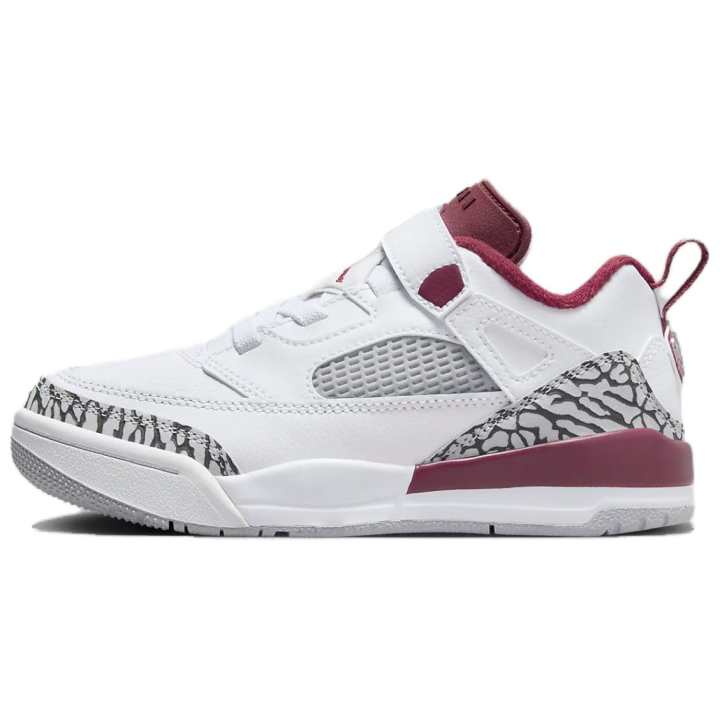 Jordan Jordan Spizike Comfortable Low top Children's Basketball Shoes White Red Kids'