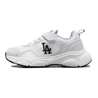 MLB KIDS Synthetic Leather Breathable Lightweight Breathable And Lightweight Kids Lifestyle Shoes White Black Kids'