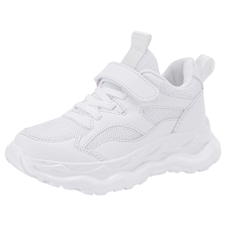 SUPEREDGE Synthetic Leather, Textile Low top Kids' Outdoor Shoes White Kids'