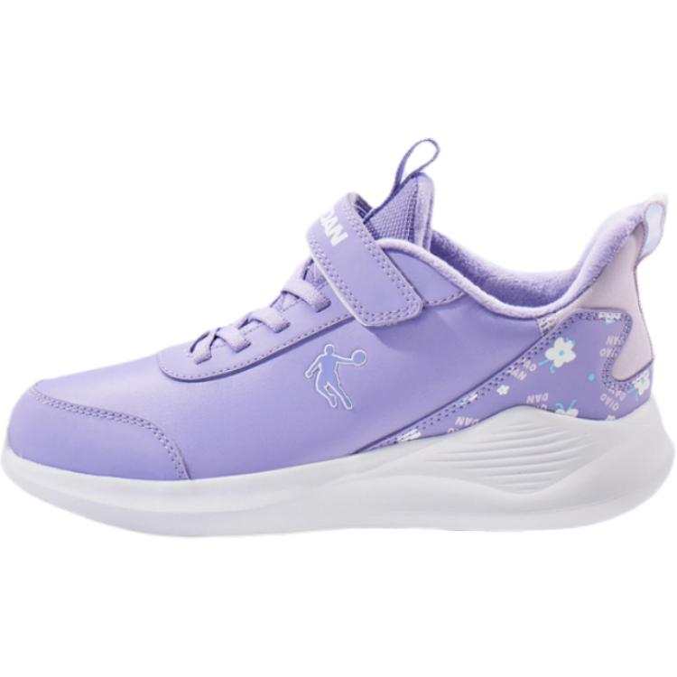 QIAODAN Fleece Lined Thermal Low top Casual Shoes Purple Teenagers