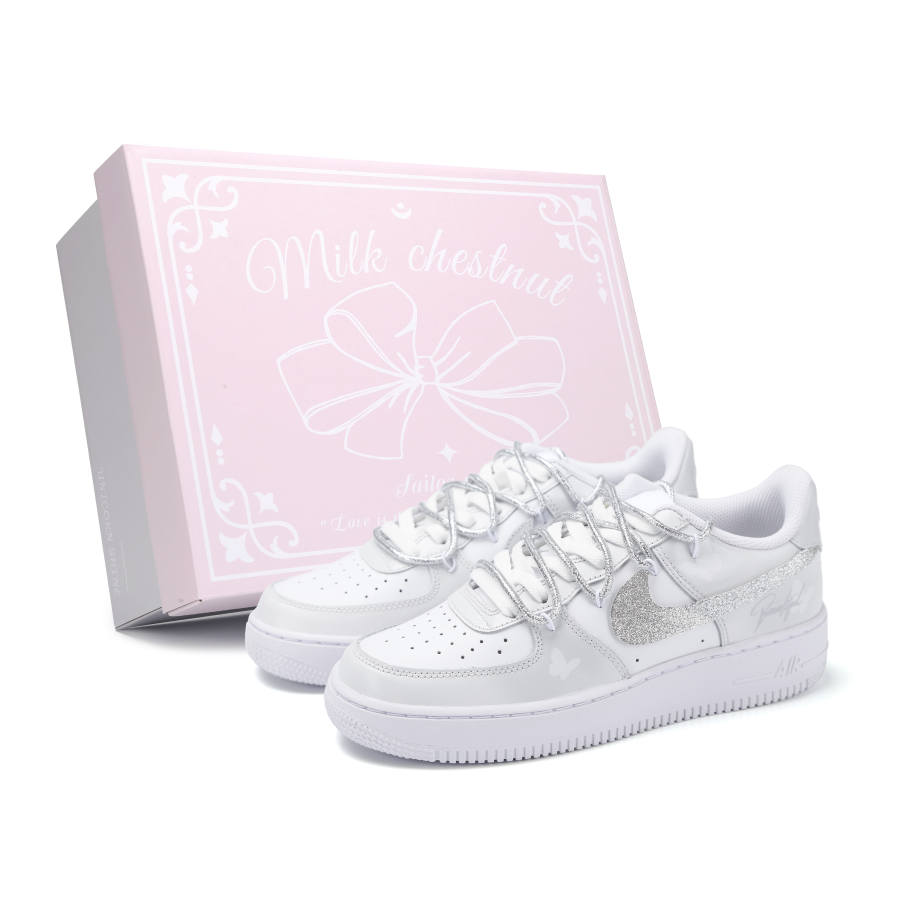 Nike Nike Air Force 1 Butterfly Elf Leather Abrasion Resistant Slip Resistant Abrasion Resistant Slip Resistant Low top