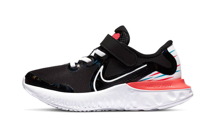 Nike Nike Renew Run Light Low top Kids' Running Shoes Black White Orange Children Aged 3 7 Years Old
