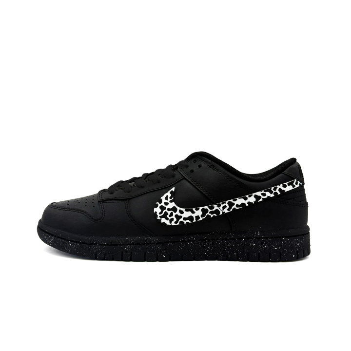 Nike Nike Dunk Ink White Spot Leather Low top Skateboard Shoes Men's White Black