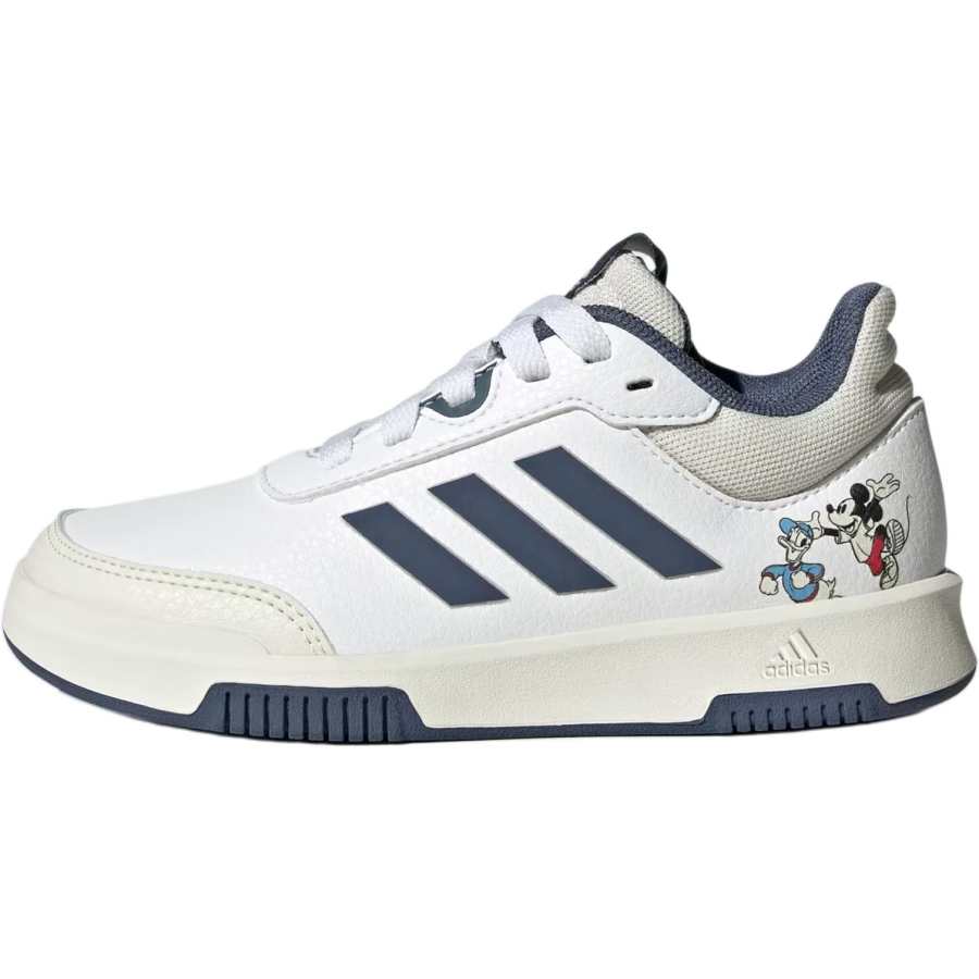 Adidas Disney x Adidas Tensaur Slip Resistant Abrasion Resistant Low top Kids' Skateboarding Shoes Ecru Kids'