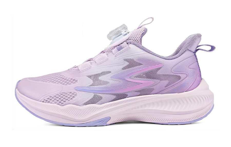 361°KIDS Fabric Comfortable Low top Running Shoes Purple Pink Teenagers