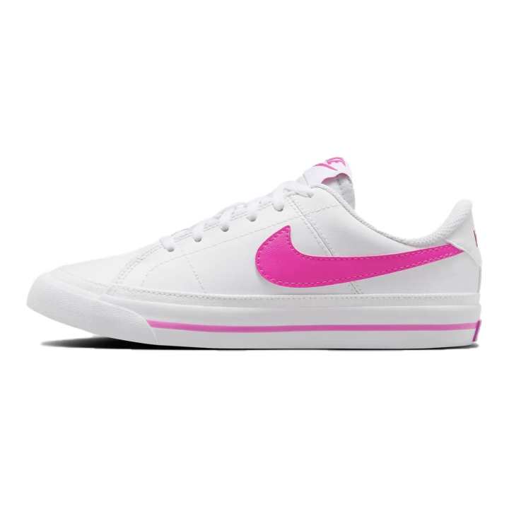 Nike Nike Court Legacy Slip Resistant Abrasion Resistant Low top Skateboard Shoes Pink White Unisex