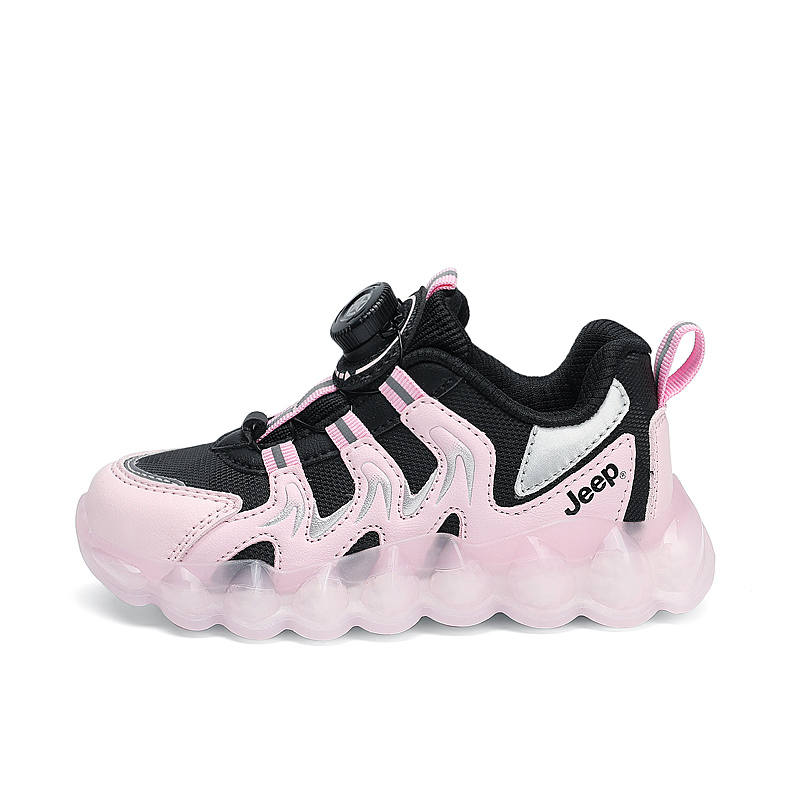 Jeep Synthetic Leather Low top Kids Lifestyle Shoes Pink Kids'