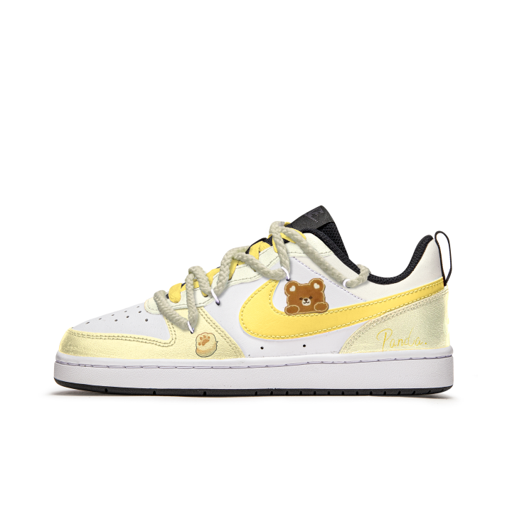 Nike Nike Court Borough Cheeses Bear Slip Resistant Abrasion Resistant Slip Resistant Abrasion Resistant Low top