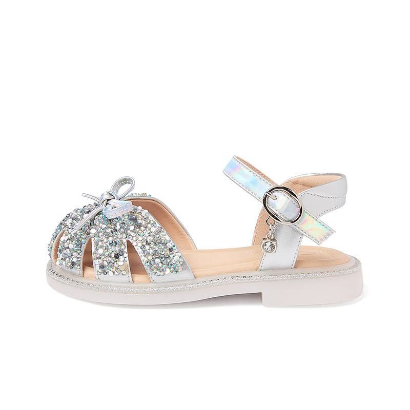 Snoffy Forest Elf Collection Lightweight Anti Slip Children's Sandals Silver Kids'