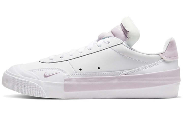 Nike Nike Drop Type PRM Leather Low top Skateboard Shoes Ice Light Purple Unisex