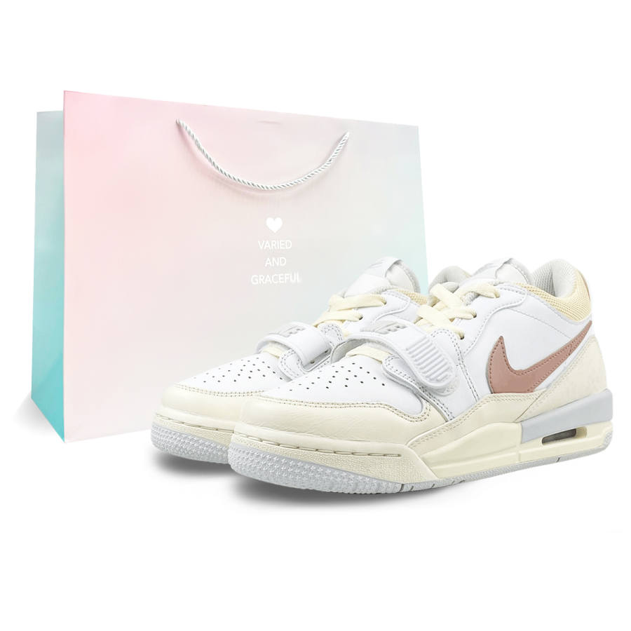 Jordan Jordan Legacy 312 Low top Children's Basketball Shoes White Yellow Teenagers