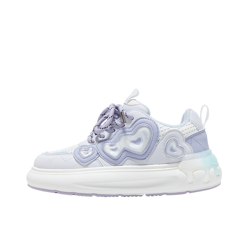 YEEHOO Synthetic Leather, Textile Slip Resistant And Breathable Low top Kids' Skateboarding Shoes Kids'