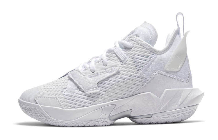 Jordan Jordan Why Not Zer0.4 Slip Resistant Cushioning Abrasion Resistant Mid top Basketball Shoes Unisex