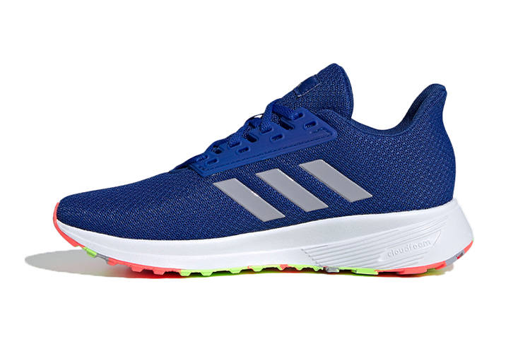 Adidas Adidas Duramo 9 Athleisure Breathable Low top Kids' Running Shoes Blue Gray Children Aged 3 7 Years Old