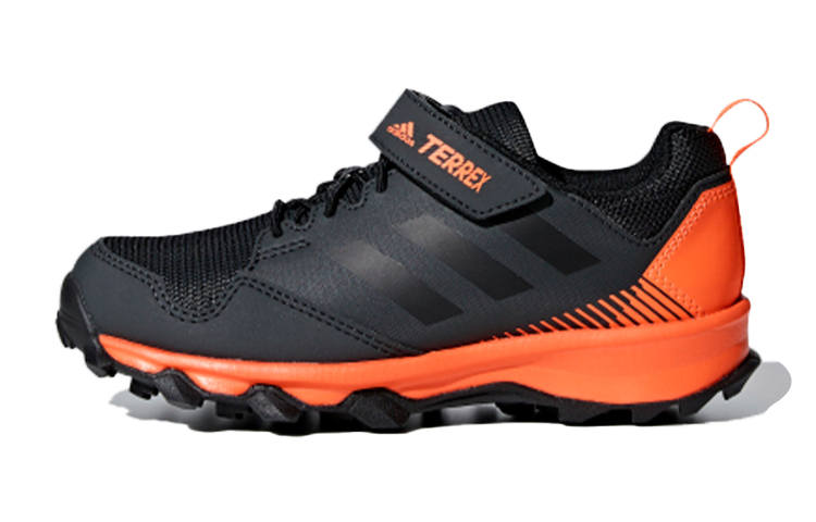 Adidas Adidas Terrex Tracerocker Cf K Breathable Low top Kids' Outdoor Shoes Black Orange Kids'
