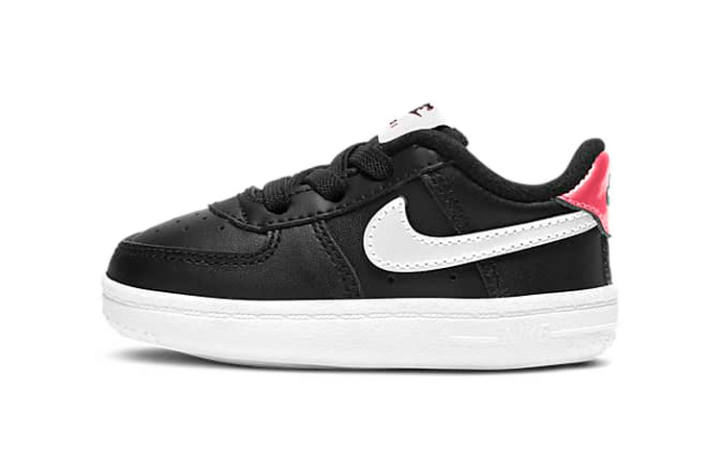 Nike Nike Force 1 Cot Low top Toddler Shoes Black White Infant And Toddler