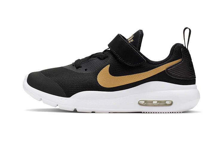 Nike Nike Air Max Oketo Cushioning Lightweight Kids Lifestyle Shoes Black Gold Children Aged 3 7 Years Old