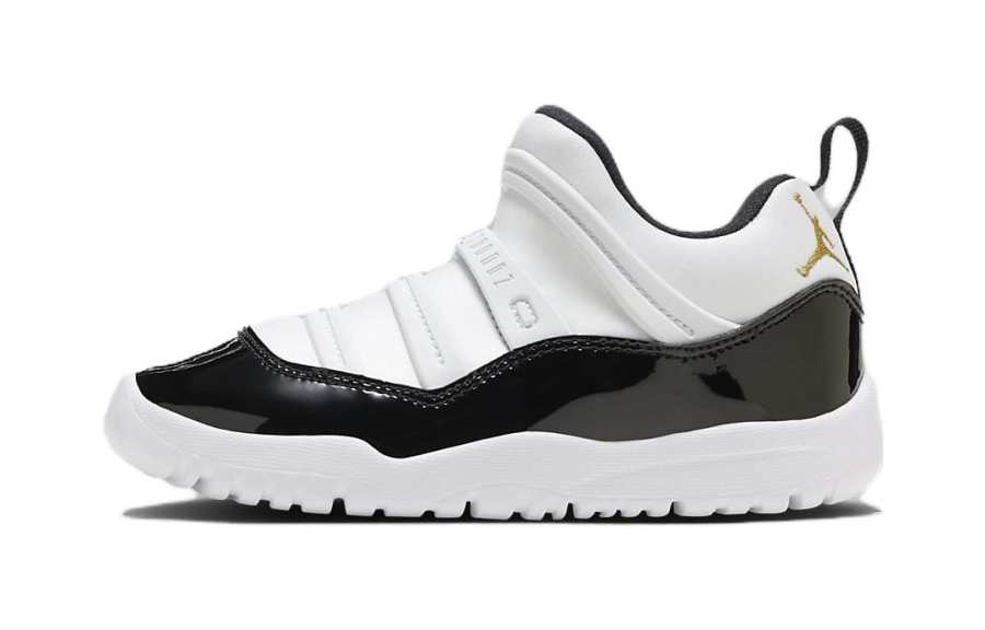 Jordan Jordan Air Jordan 11 Low top Children's Basketball Shoes White Black Kids'
