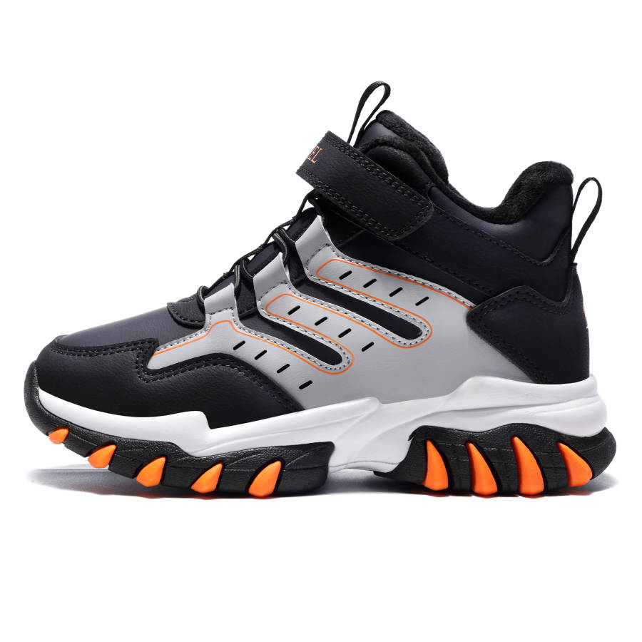 CAMEL Fleece Lined Thermal, Slip Resistant Mountaineering, Comfortable Casual High top Kids' Outdoor Shoes