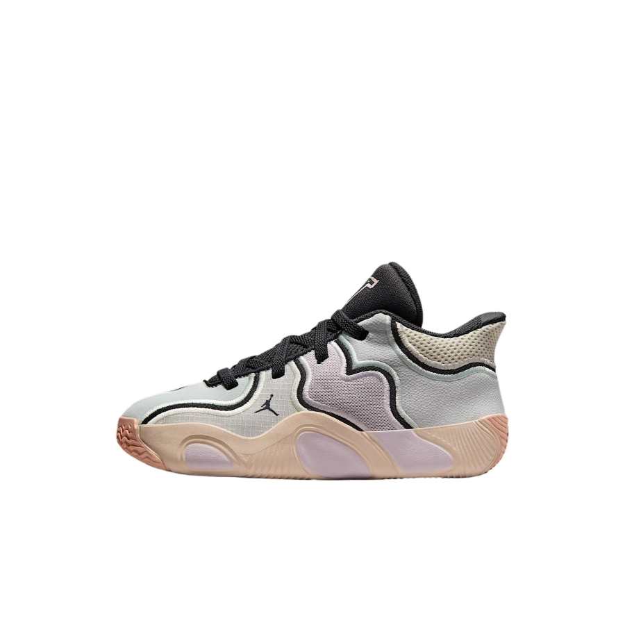 Jordan Jordan Tatum 3 Abrasion Resistant Low top Children's Basketball Shoes Anthracite Orange Pearl Kids'