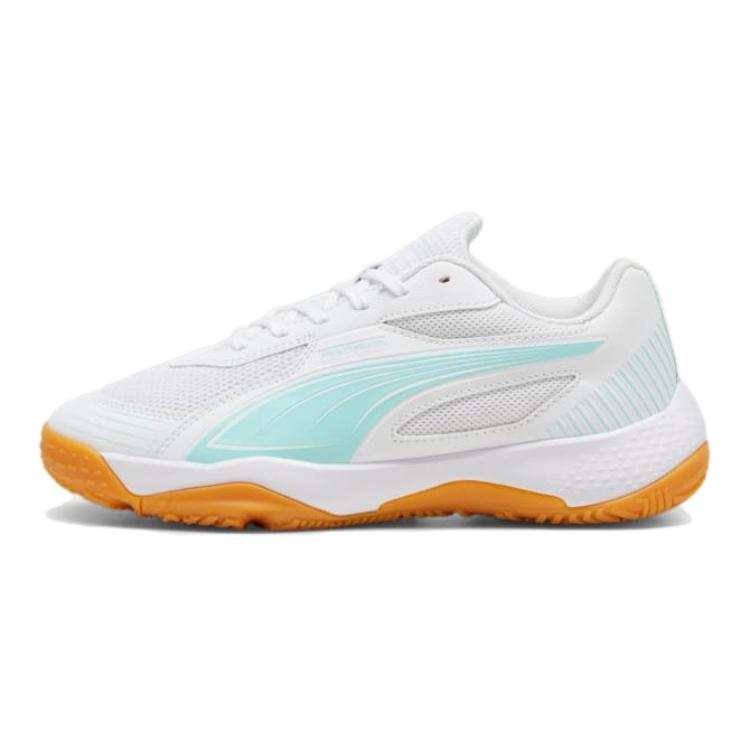 PUMA Solarflash 3 Comfortable And Breathable Rebound Kids' Training Shoes White Green Teenagers