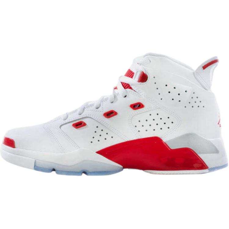 Jordan Jordan 6 17 23 Slip Resistant Abrasion Resistant High top Basketball Shoes White Unisex