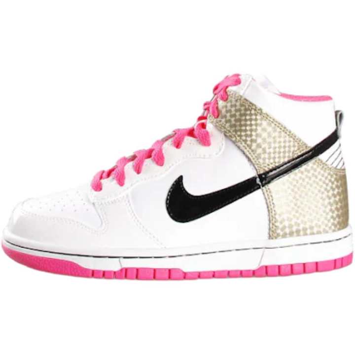 Nike Nike Dunk High top Skateboard Shoes White Unisex