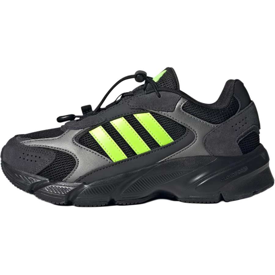 Adidas Adidas CRAZYCHAOS 2000 Suede Abrasion Resistant Low top Kids' Running Shoes Black