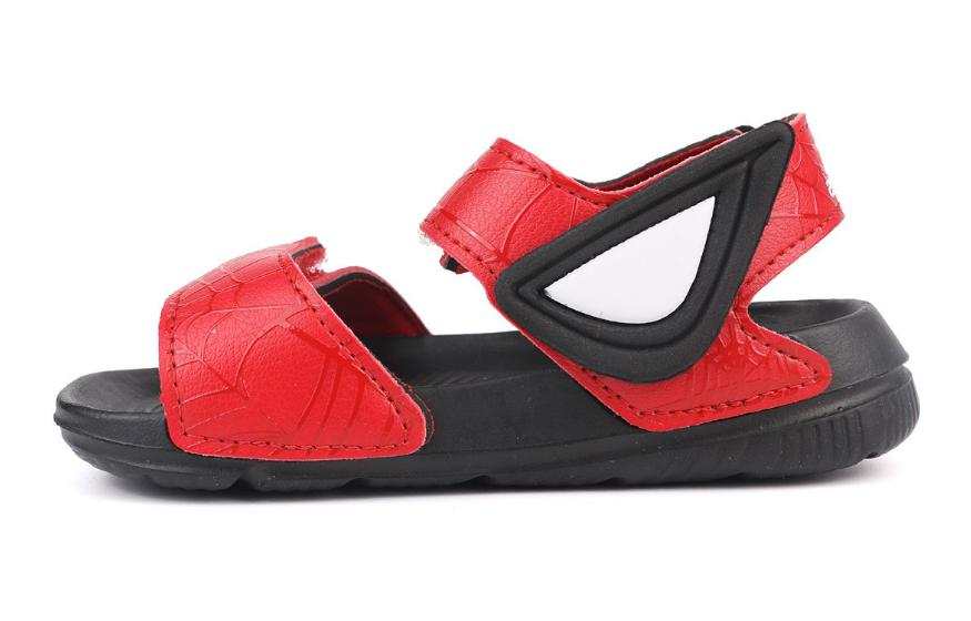 Adidas Adidas Altaswim Slip Resistant Anti Kick Children's Sandals Red Black Teenagers