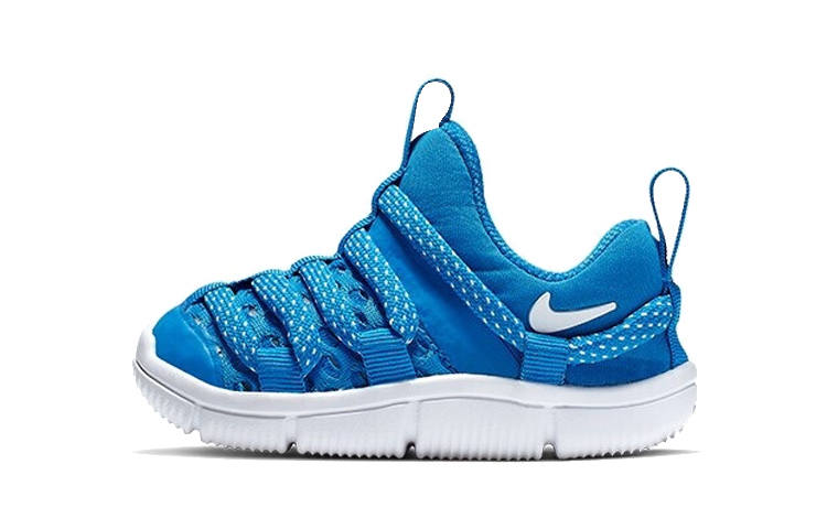 Nike Nike Novice BR Fabric Comfortable Slip Resistant Cushioning Abrasion Resistant Low top Toddler Shoes Blue