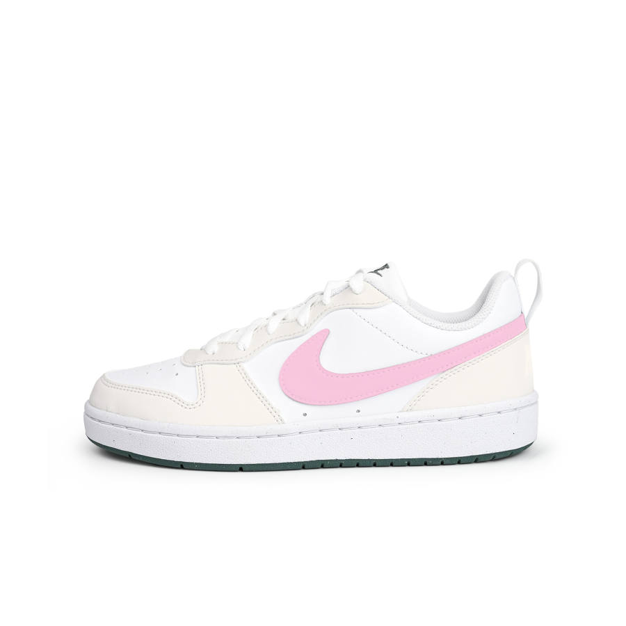 Nike Nike Court Borough Yellow Pink Dreamy Slip Resistant Abrasion Resistant Low top Kids' Skateboarding Shoes Yellow