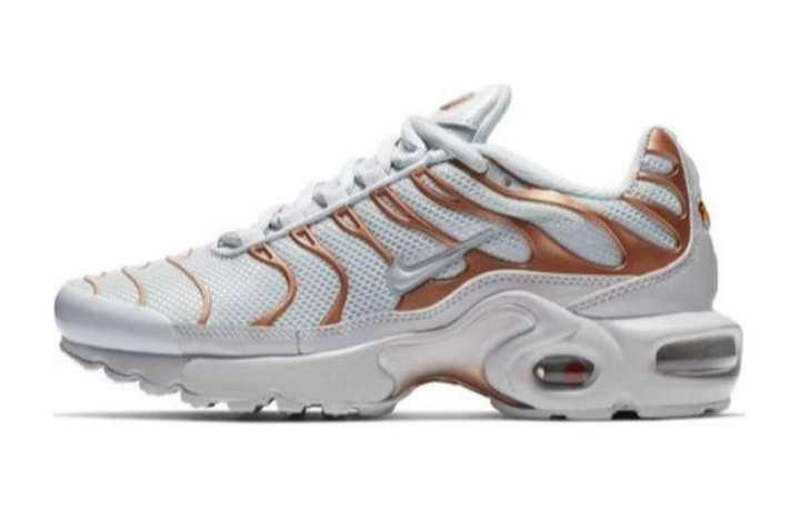 Nike Nike Air Max Plus Pure Platinum Metallic Gold GS