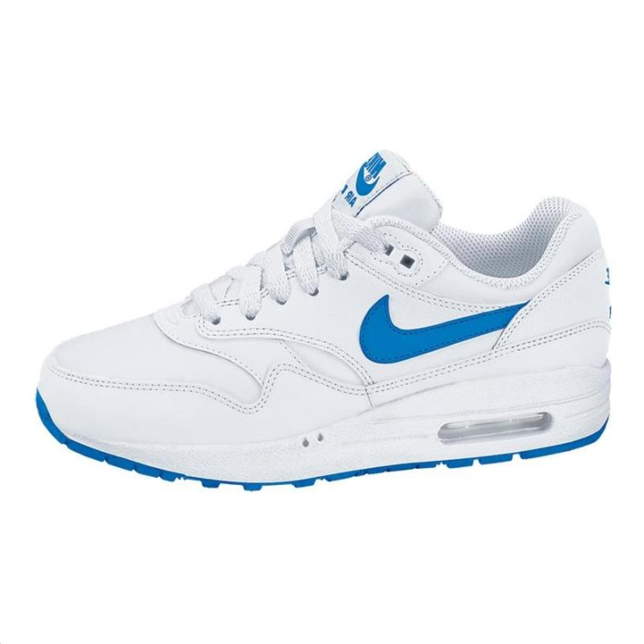Nike Nike Air Max 1 Low top Running Shoes White Blue Unisex