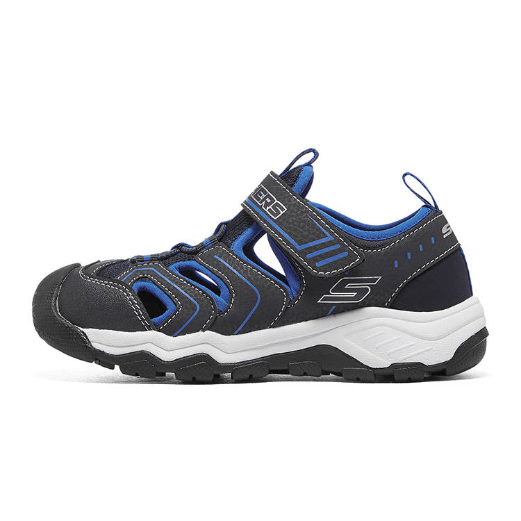 Skechers Abrasion Resistant Breathable Lightweight Cushioning Children's Sandals Blue Teenagers