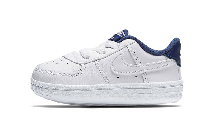 Nike Nike Air Force 1 Crib Low top Toddler Shoes White Blue Infant And Toddler